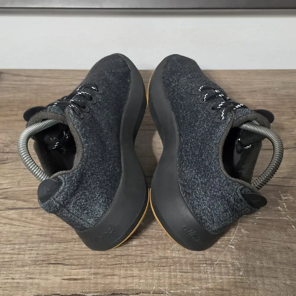 Allbirds Wool Runner Mizzles Women’s Casual Shoes Sneakers Size 8 Black/Green